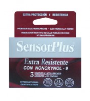 Sensor Plus - Extra resistente con Nonoxynol-9